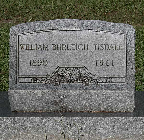 William Burleigh Tisdale Gravestone Photo