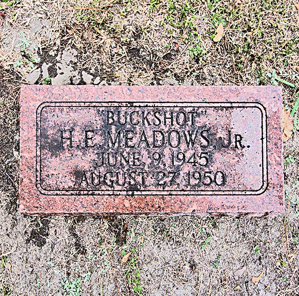 H. E. Meadows Gravestone Photo