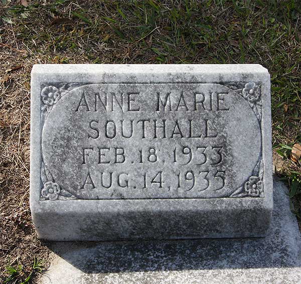 Anne Marie Southall Gravestone Photo