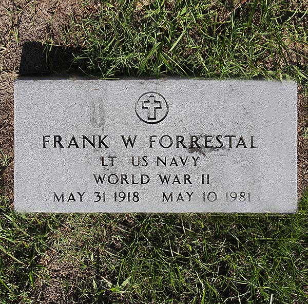 Frank W. Forrestal Gravestone Photo
