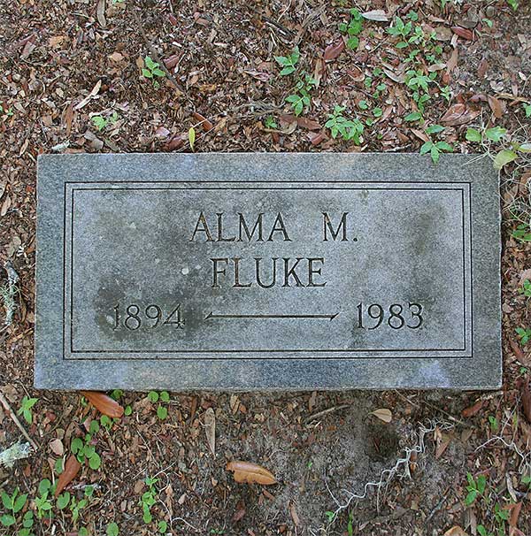 Alma M. Fluke Gravestone Photo