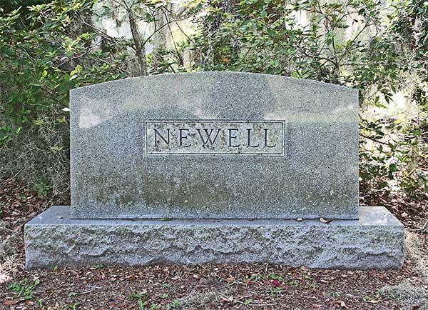  Newell Gravestone Photo
