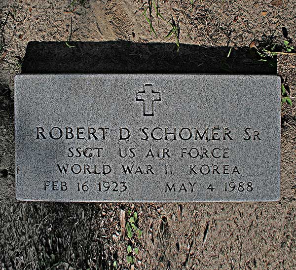 Robert D. Schomer Gravestone Photo