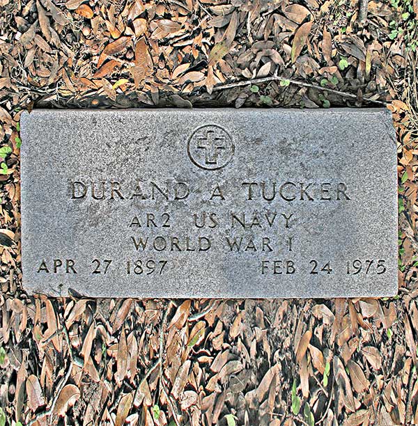 Durand A. Tucker Gravestone Photo