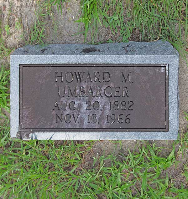 Howard M. Umbarger Gravestone Photo