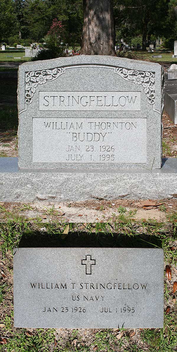 William Thornton Stringfellow Gravestone Photo