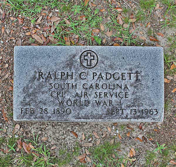 Ralph C. Padgett Gravestone Photo