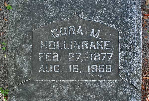 Cora M. Hollinrake Gravestone Photo