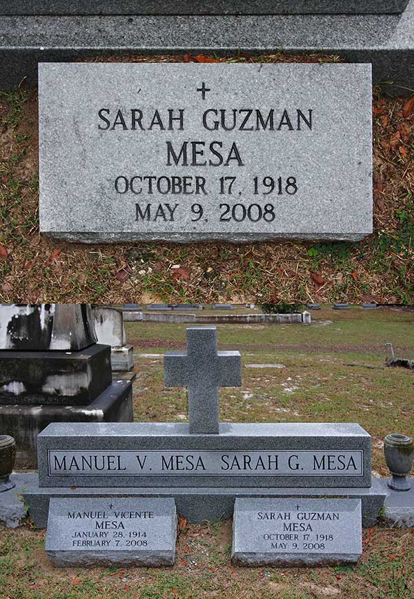 Sarah Guzman Mesa Gravestone Photo