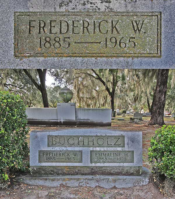 Frederick W. Buchholz Gravestone Photo