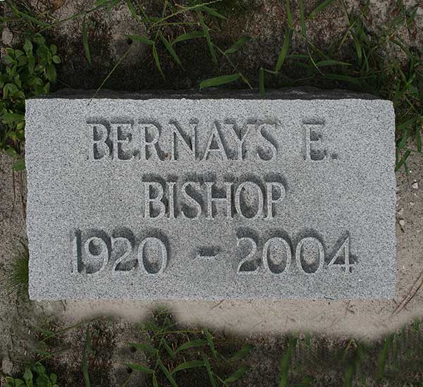 Bernays E. Bishop Gravestone Photo