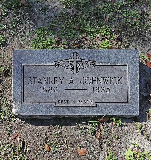 Stanley A. Johnwick Gravestone Photo