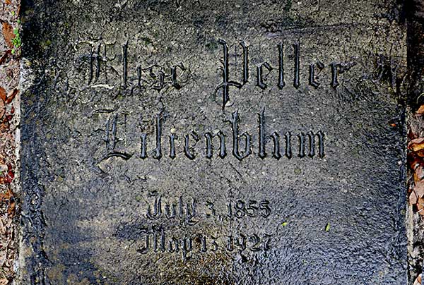 Elise Peller Lilienblum Gravestone Photo