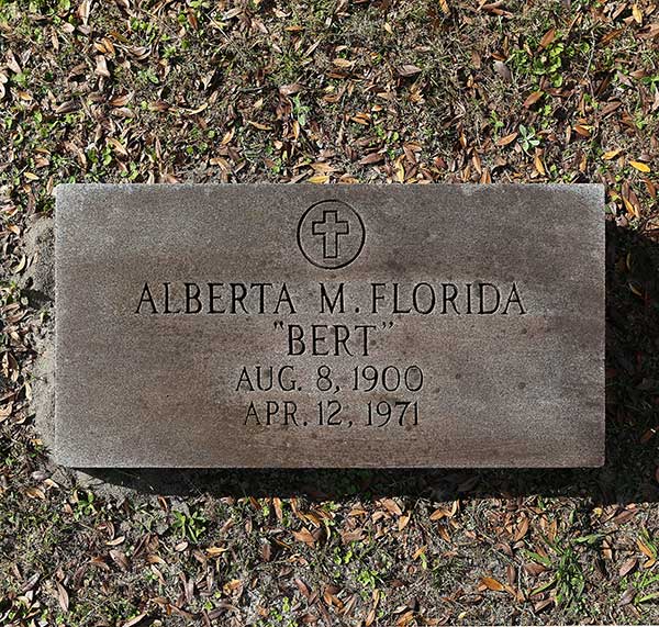 Alberta M. Florida Gravestone Photo