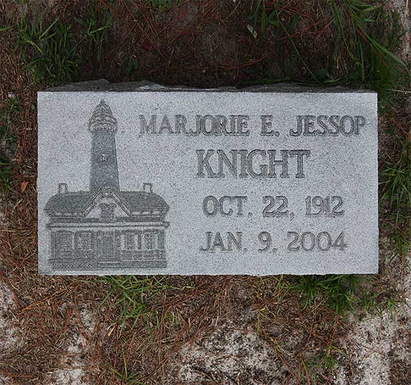 Marjorie E. Jessop Knight Gravestone Photo