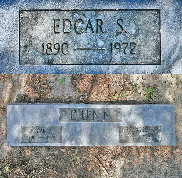 Edgar S. Dunn Gravestone Photo