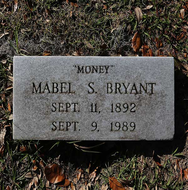 Mabel S. Bryant Gravestone Photo