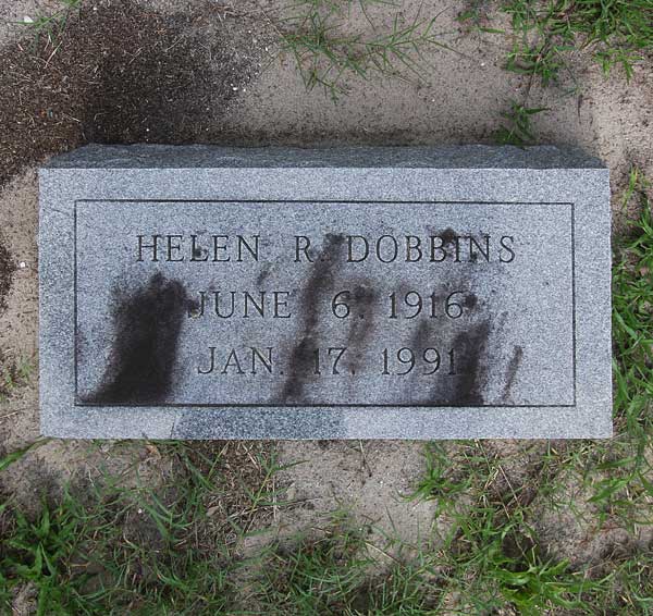 Helen R. Dobbins Gravestone Photo