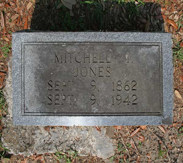 Mitchell T. Jones Gravestone Photo
