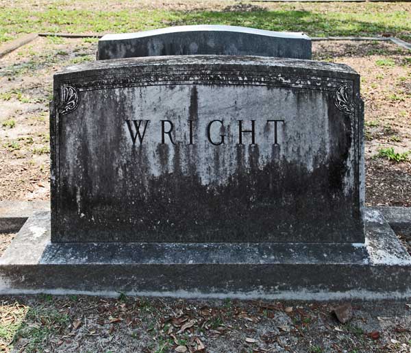  Wright Family monument Gravestone Photo