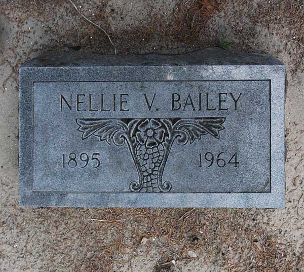 Nellie V. Bailey Gravestone Photo