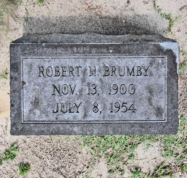 Robert H. Brumby Gravestone Photo