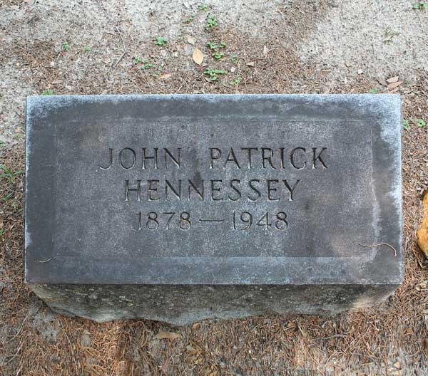John Patrick Hennessey Gravestone Photo