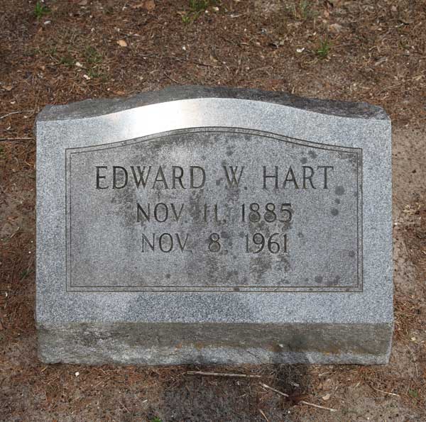 Edward W. Hart Gravestone Photo
