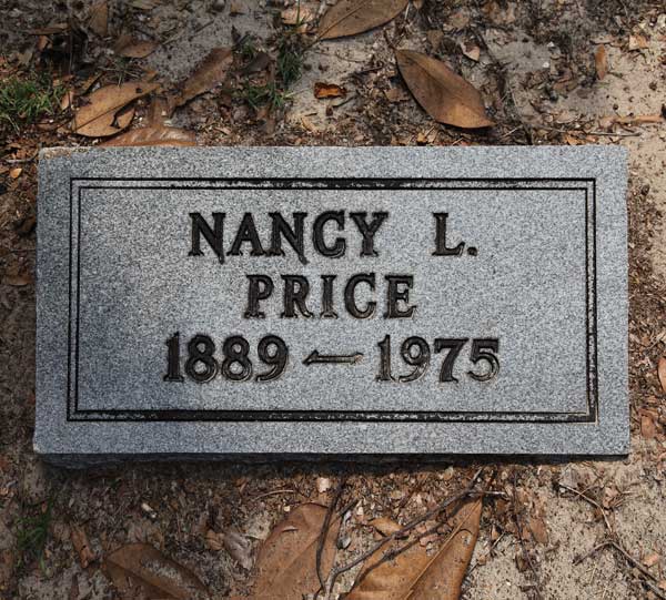 Nancy L. Price Gravestone Photo