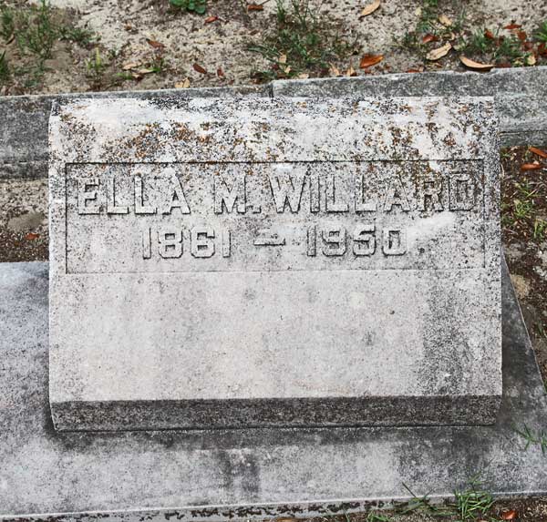 Ella M. Willard Gravestone Photo