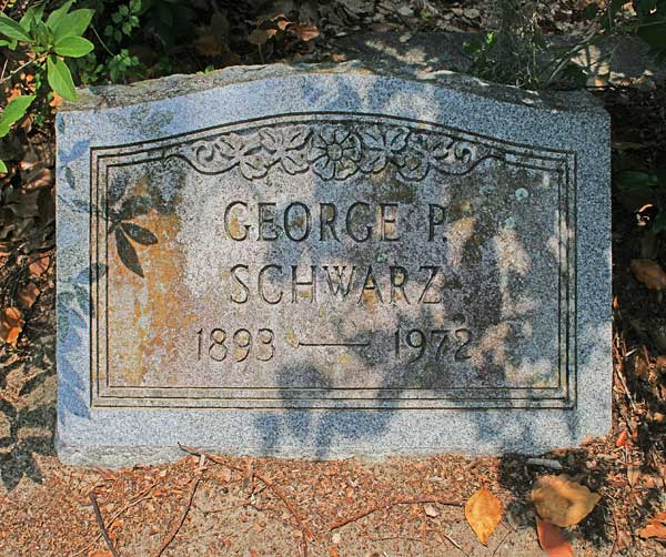 George P. Schwarz Gravestone Photo