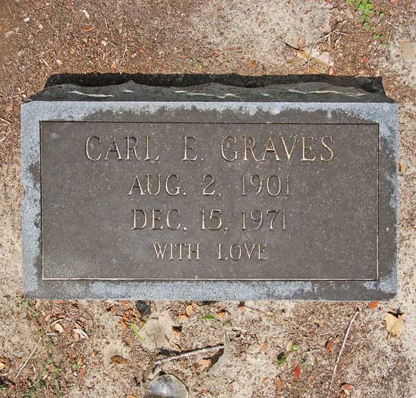 Carl E. Graves Gravestone Photo