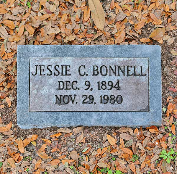 Jessie C. Bonnell Gravestone Photo