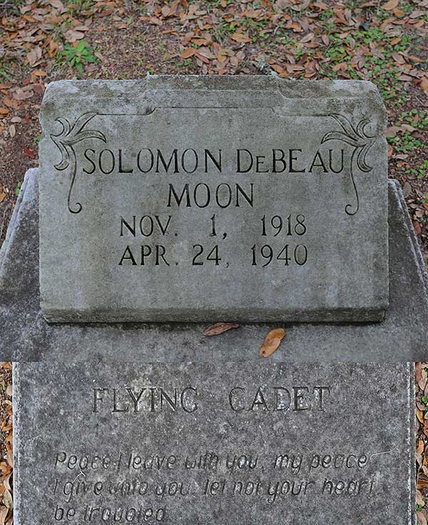 Solomon DeBeau Moon Gravestone Photo