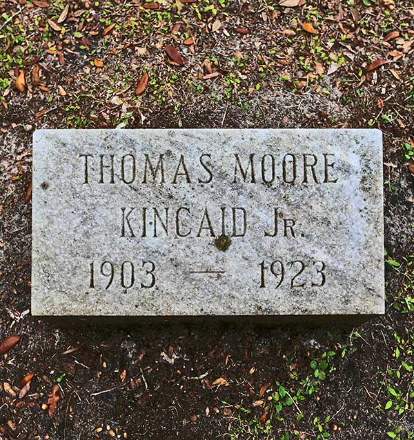 Thomas Moore Kincaid Gravestone Photo