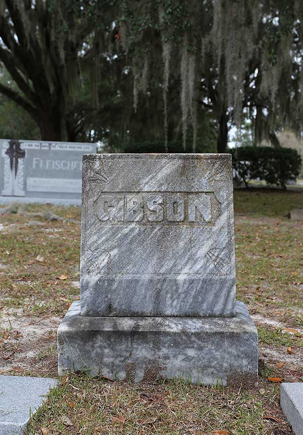  Gibson Gravestone Photo