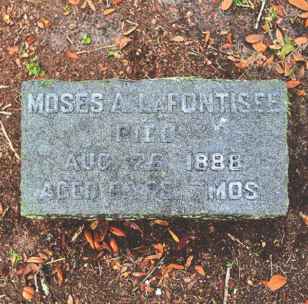 Moses A. LaFontisee Gravestone Photo