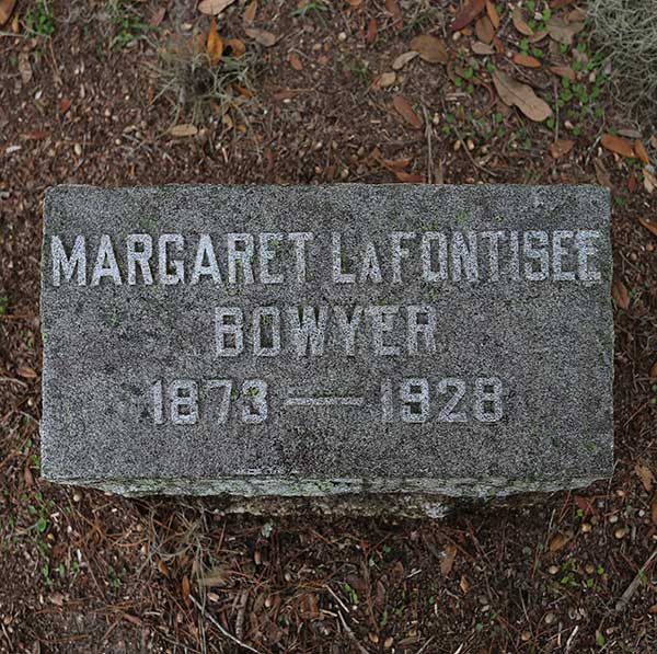 Margaret LaFontisee Bowyer Gravestone Photo