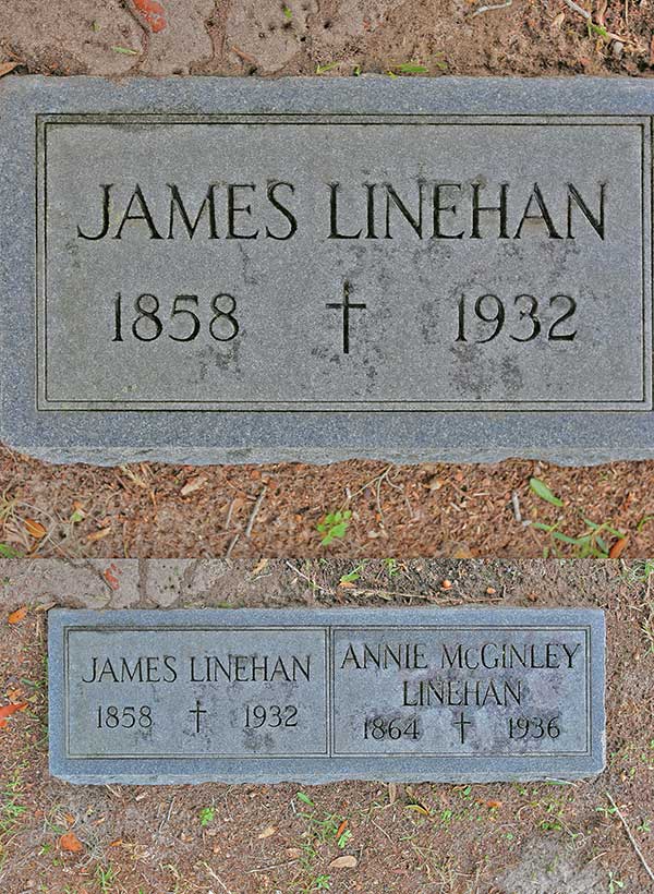 James Linehan Gravestone Photo