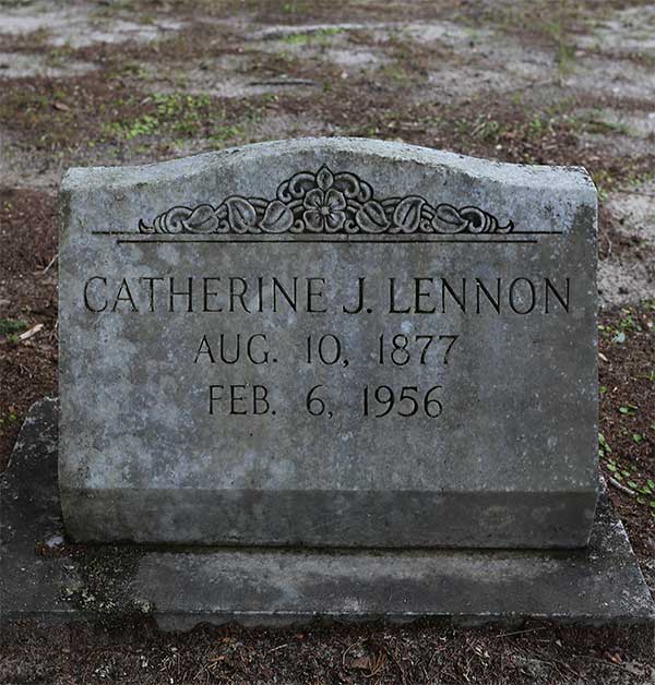 Catherine J. Lennon Gravestone Photo
