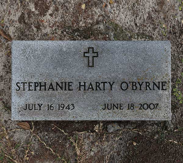 Stephanie Harty O'Byrne Gravestone Photo