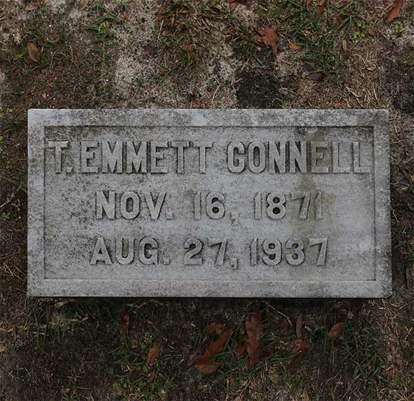 T. Emmett Connell Gravestone Photo