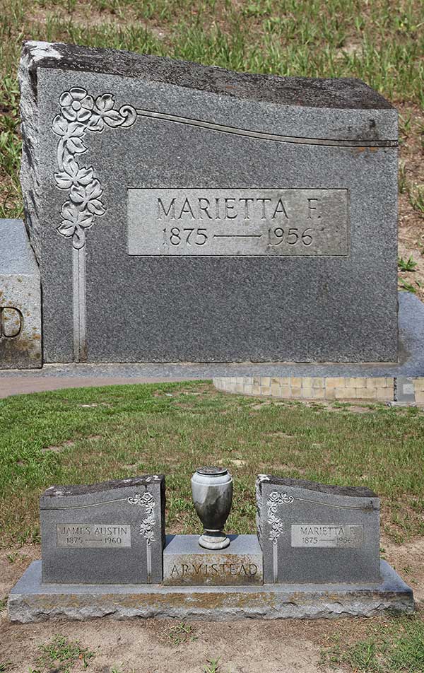 Marietta F. Armistead Gravestone Photo