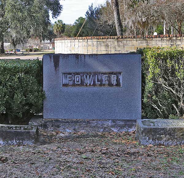  Fowler  Gravestone Photo