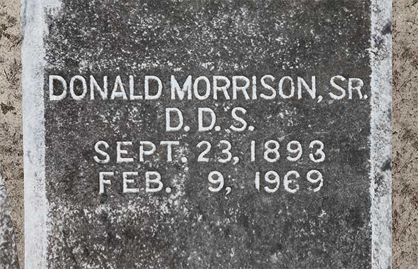 Donald Morrison Gravestone Photo