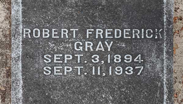 Robert Frederick Gray Gravestone Photo