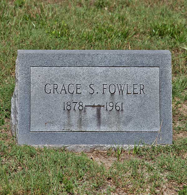 Grace S. Fowler Gravestone Photo