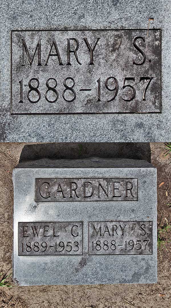 Mary S. Gardner Gravestone Photo