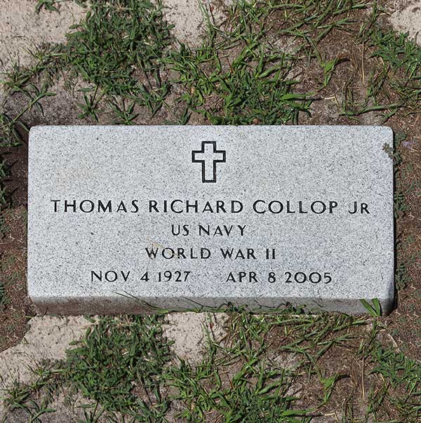 Thomas Richard Collop Gravestone Photo