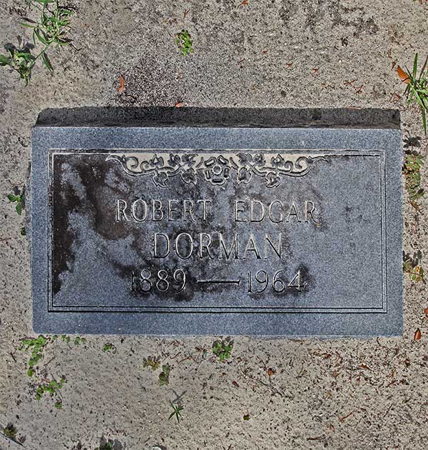 Robert Edger Dorman Gravestone Photo